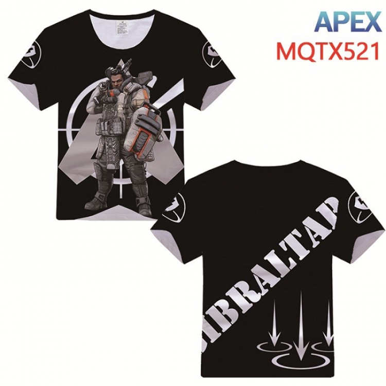 Apex Legends Full color printed short sleeve t-shirt 10 sizes from XXS to XXXXXL MQTX521