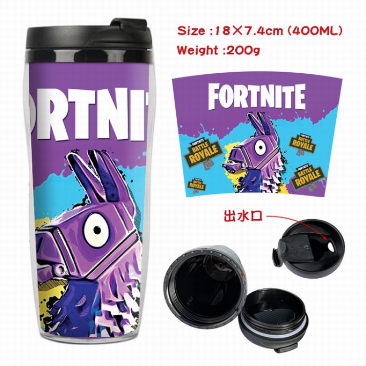 Fortnite Starbucks Leakproof Insulation cup Kettle 7.4X18CM 400ML Style C