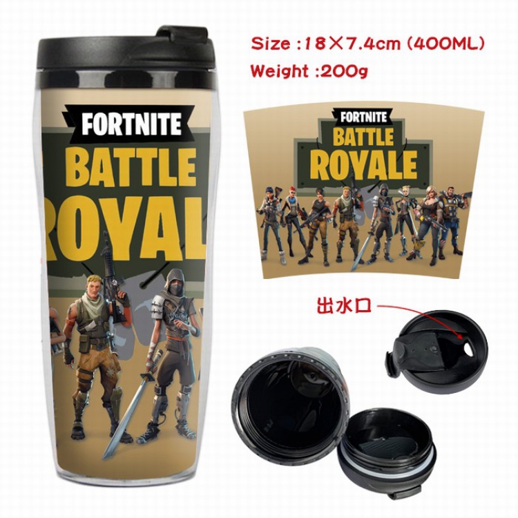 Fortnite Starbucks Leakproof Insulation cup Kettle 7.4X18CM 400ML Style B