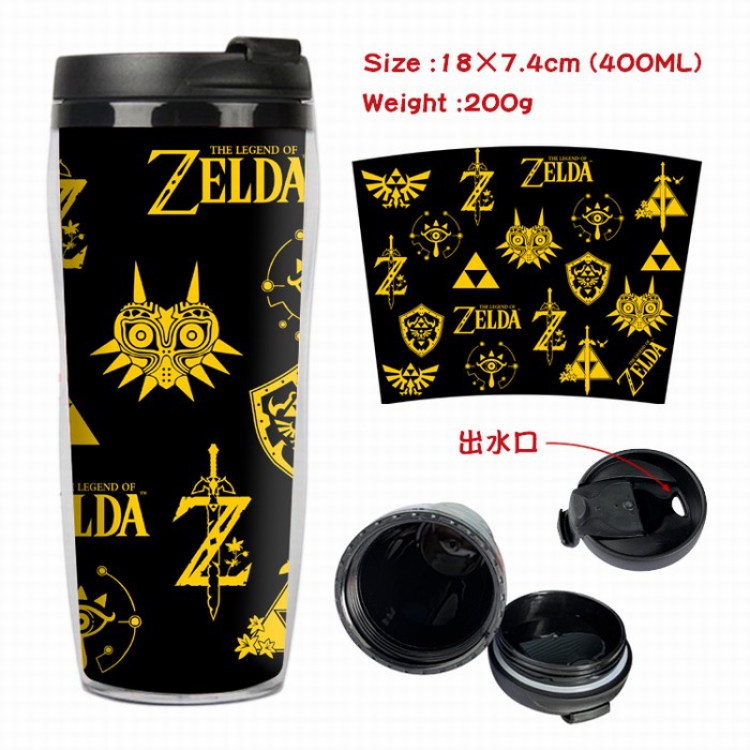 The Legend of Zelda Starbucks Leakproof Insulation cup Kettle 7.4X18CM 400ML Style B