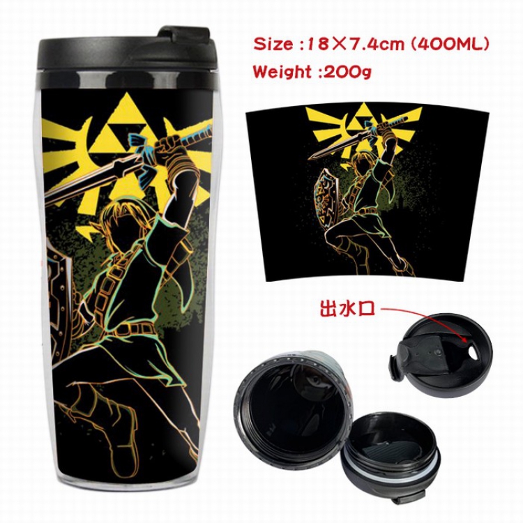 The Legend of Zelda Starbucks Leakproof Insulation cup Kettle 7.4X18CM 400ML Style A