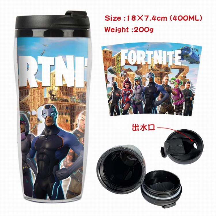Fortnite Starbucks Leakproof Insulation cup Kettle 7.4X18CM 400ML Style F