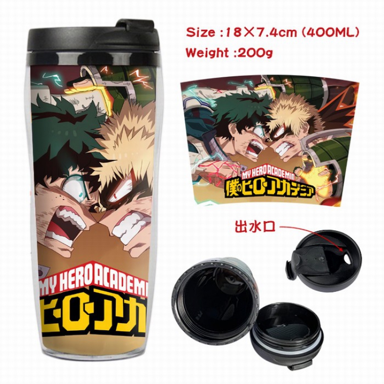 My Hero Academia Starbucks Leakproof Insulation cup Kettle 7.4X18CM 400ML Style D