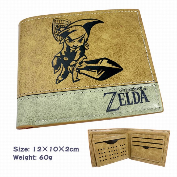 The Legend of Zelda PU two-fold wallet Purse