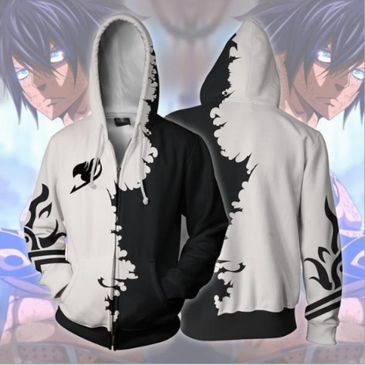 Fairy tail Sports zipper long sleeve jacket hip hop sweater Hoodie M-L-XL-XXL-XXXL price for 2 pcs preorder 3 days