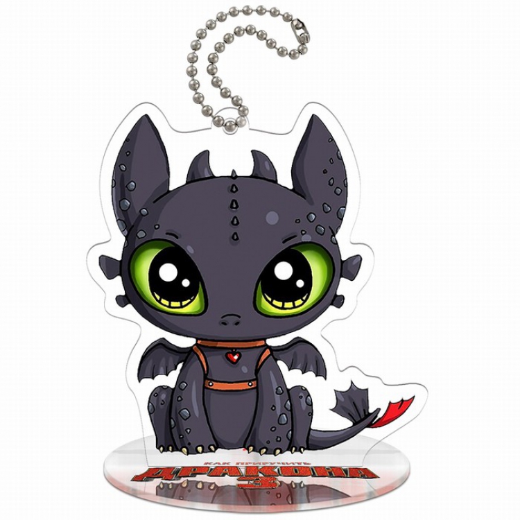 How to Train Your Dragon Small Standing Plates acrylic keychain pendant 9-10CM Style B