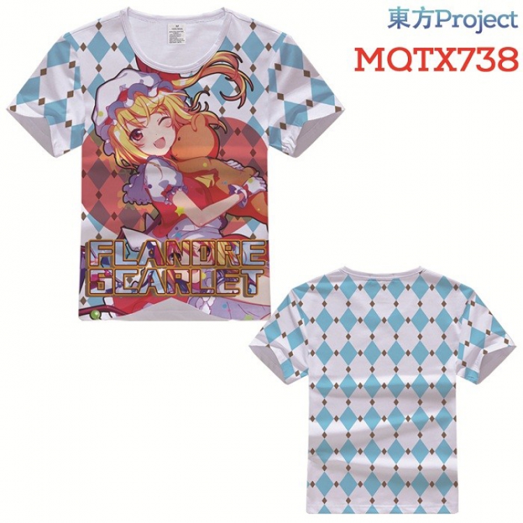 East Full color printed short sleeve t-shirt 10 sizes from XXS to XXXXXL MQTX738