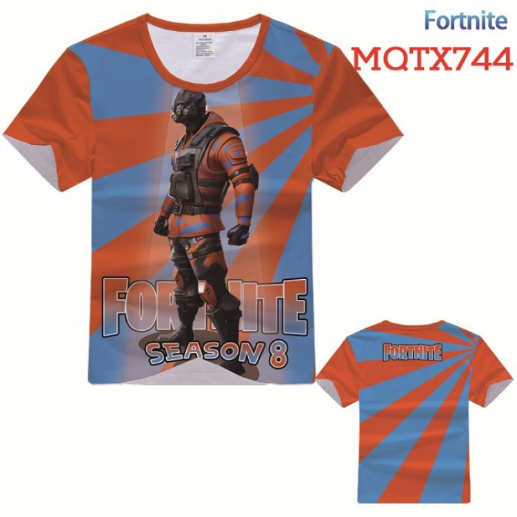 Fortnite Full color printed short sleeve t-shirt 10 sizes from XXS to XXXXXL MQTX744