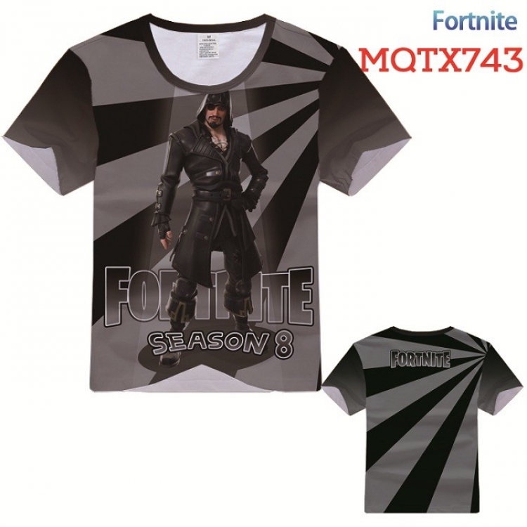 Fortnite Full color printed short sleeve t-shirt 10 sizes from XXS to XXXXXL MQTX743
