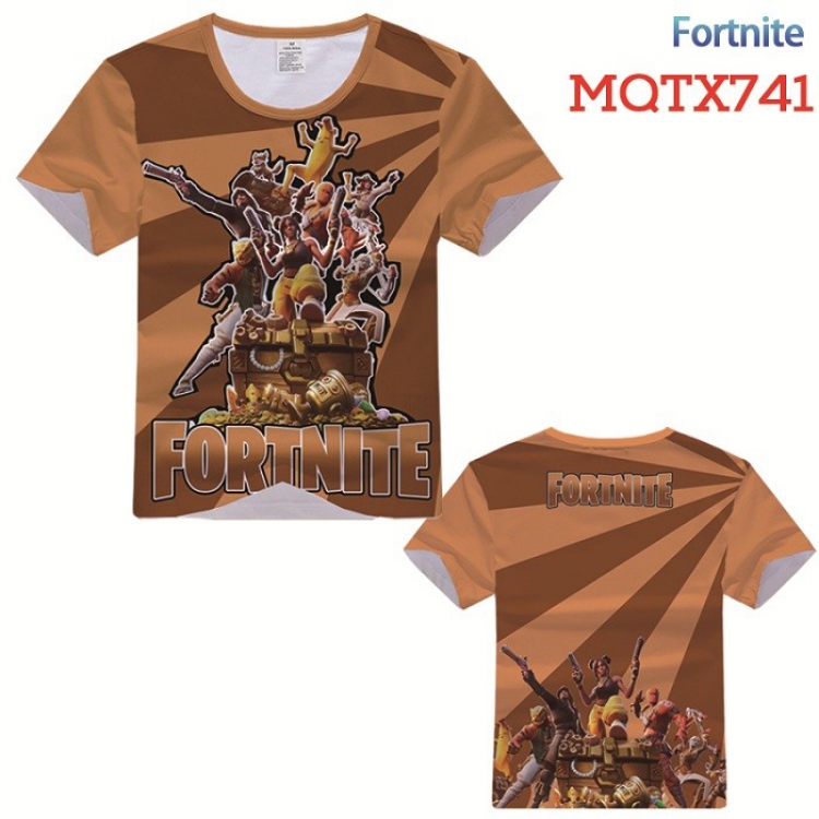 Fortnite Full color printed short sleeve t-shirt 10 sizes from XXS to XXXXXL MQTX741