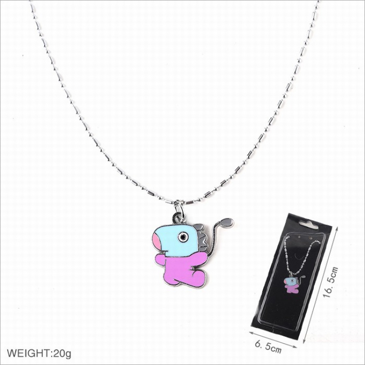 BTS BT21 Necklace pendant 20G Style D