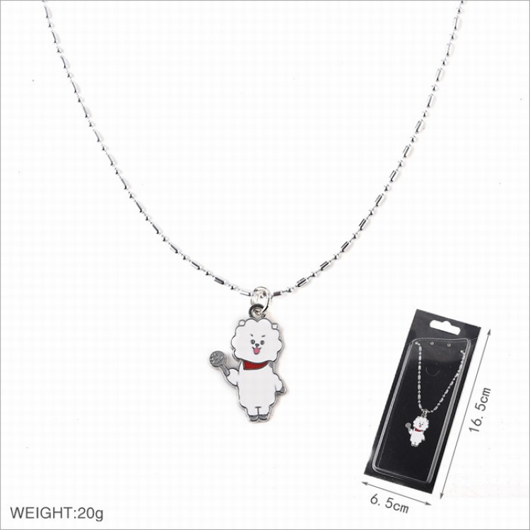 BTS BT21 Necklace pendant 20G Style C