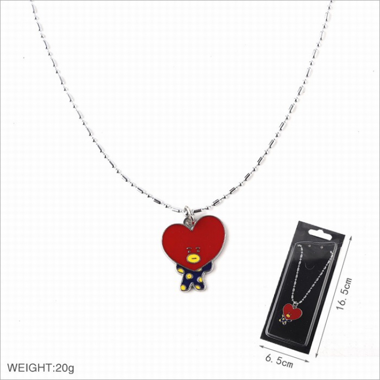 BTS BT21 Necklace pendant 20G Style F