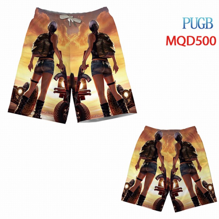 Playerunknowns Batt Full color shorts M L XL XXL XXXL MQD500