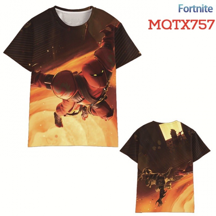 Fortnite Full color printed short sleeve t-shirt 10 sizes from XXS to XXXXXL MQTX757