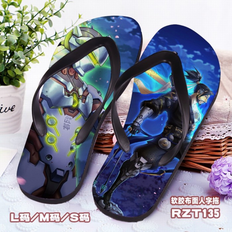 Overwatch Soft glue Cloth surface Flip-flops S.M.L RZT135