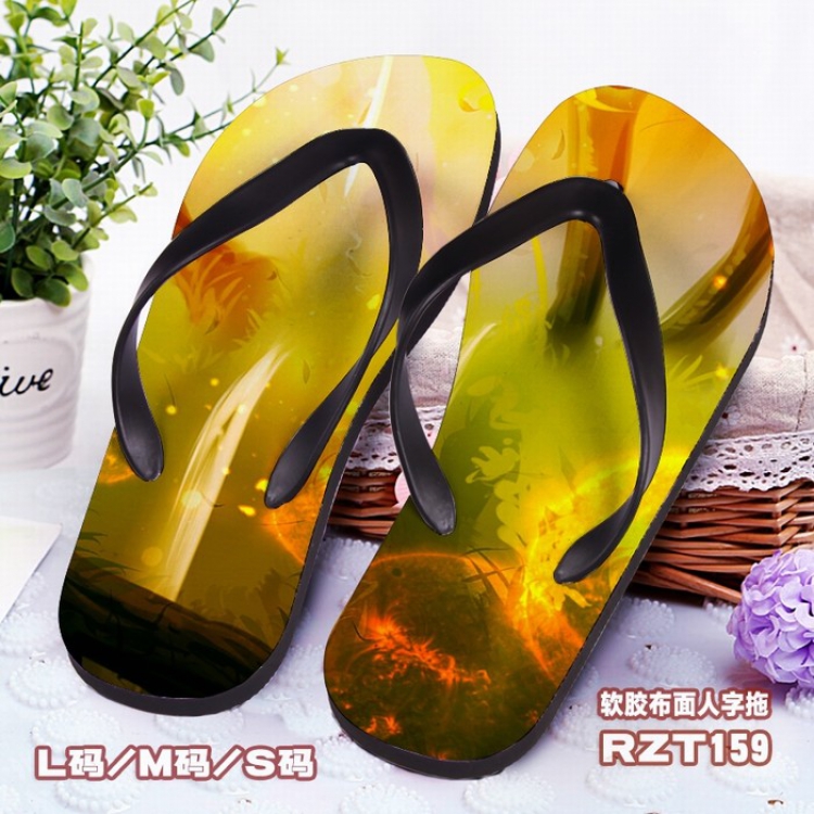 Forest mood Soft glue Cloth surface Flip-flops S.M.L RZT159