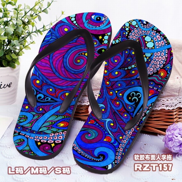 Fantasy Soft glue Cloth surface Flip-flops S.M.L RZT157