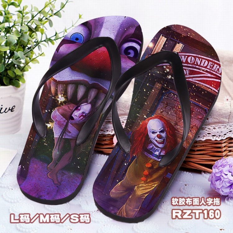 Clown Soft glue Cloth surface Flip-flops S.M.L RZT160