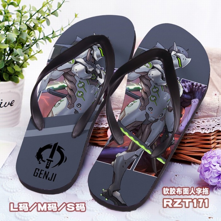 Overwatch Soft glue Cloth surface Flip-flops S.M.L RZT171