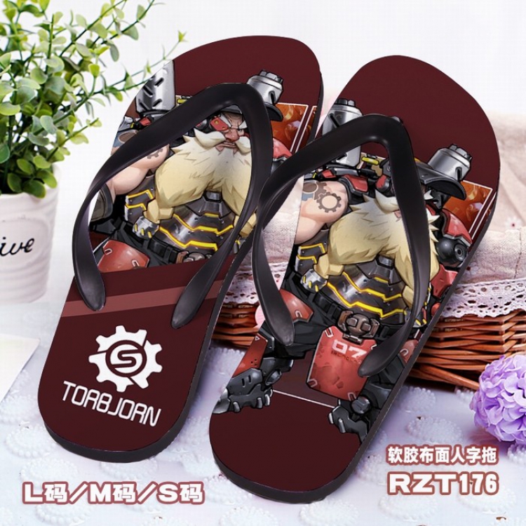 Overwatch Soft glue Cloth surface Flip-flops S.M.L RZT176