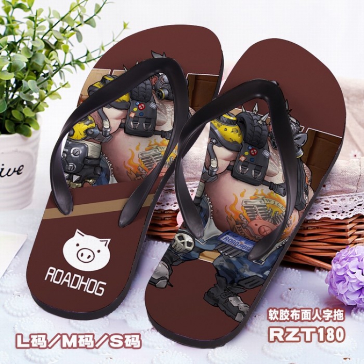 Overwatch Soft glue Cloth surface Flip-flops S.M.L RZT180