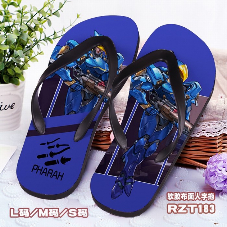 Overwatch Soft glue Cloth surface Flip-flops S.M.L RZT183