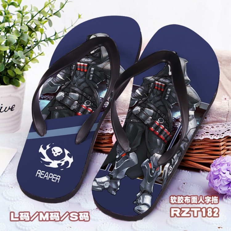 Overwatch Soft glue Cloth surface Flip-flops S.M.L RZT182