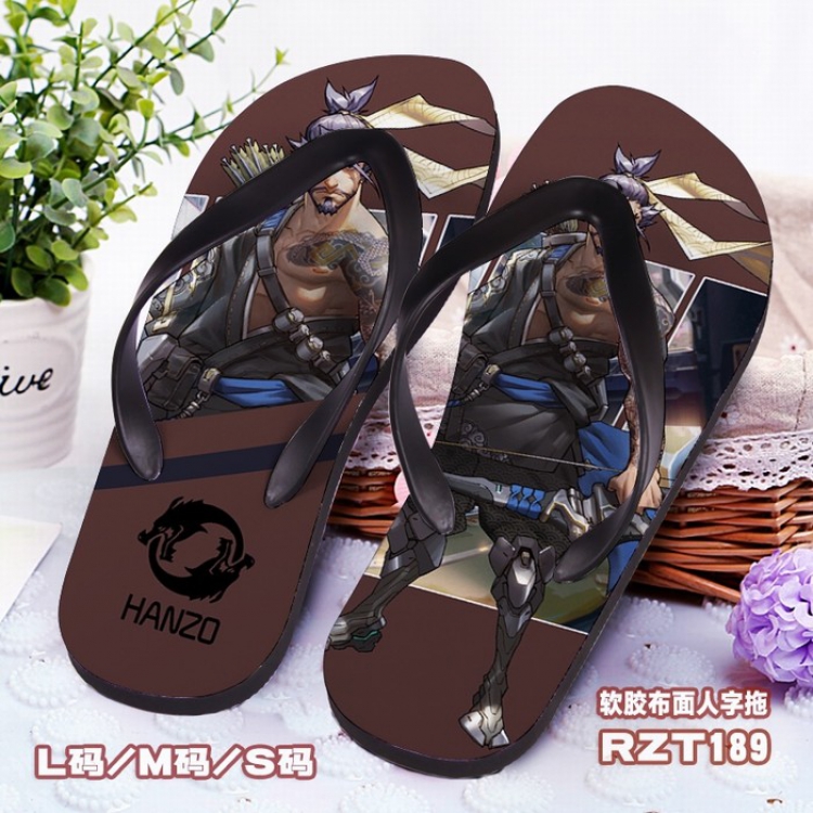 Overwatch Soft glue Cloth surface Flip-flops S.M.L RZT189