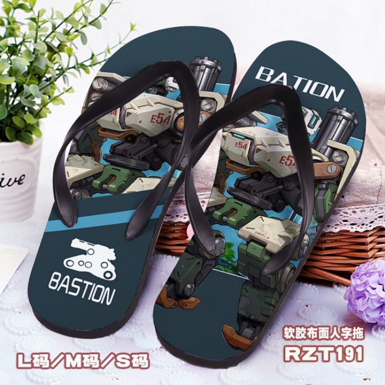 Overwatch Soft glue Cloth surface Flip-flops S.M.L RZT191