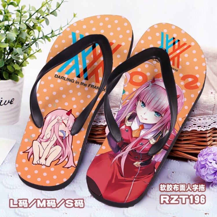 DARLING in the FRANX Soft glue Cloth surface Flip-flops S.M.L RZT196