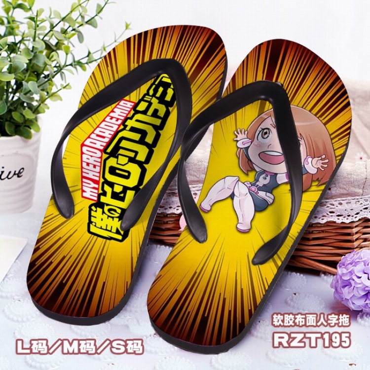 My Hero Academia Soft glue Cloth surface Flip-flops S.M.L RZT195