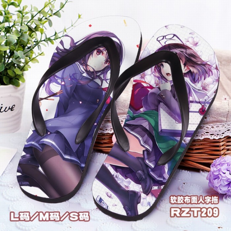 Saenai heroine no so Soft glue Cloth surface Flip-flops S.M.L RZT209