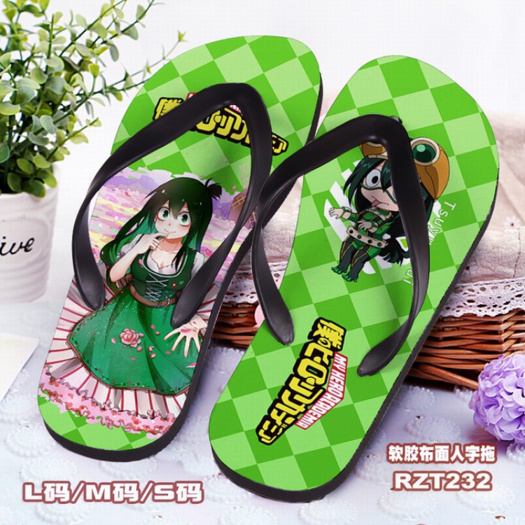 My Hero Academia Soft glue Cloth surface Flip-flops S.M.L RZT232