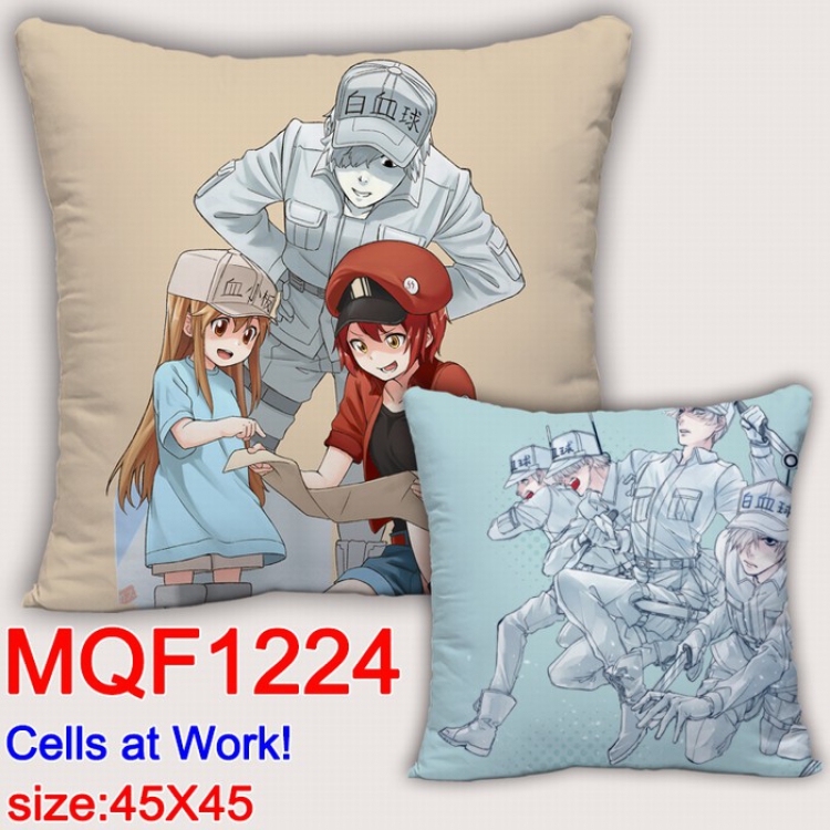 Working cell Double-sided full color Pillow Cushion 45X45CM MQF1224