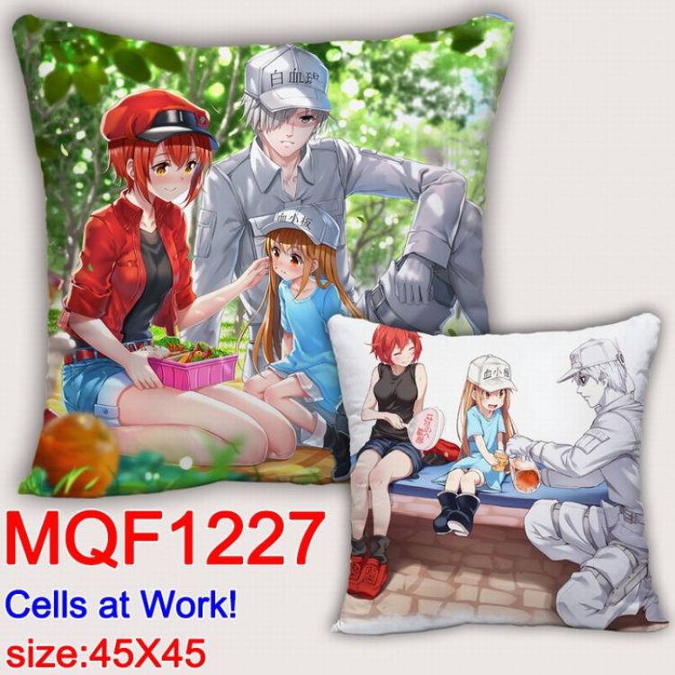 Working cell Double-sided full color Pillow Cushion 45X45CM MQF1227