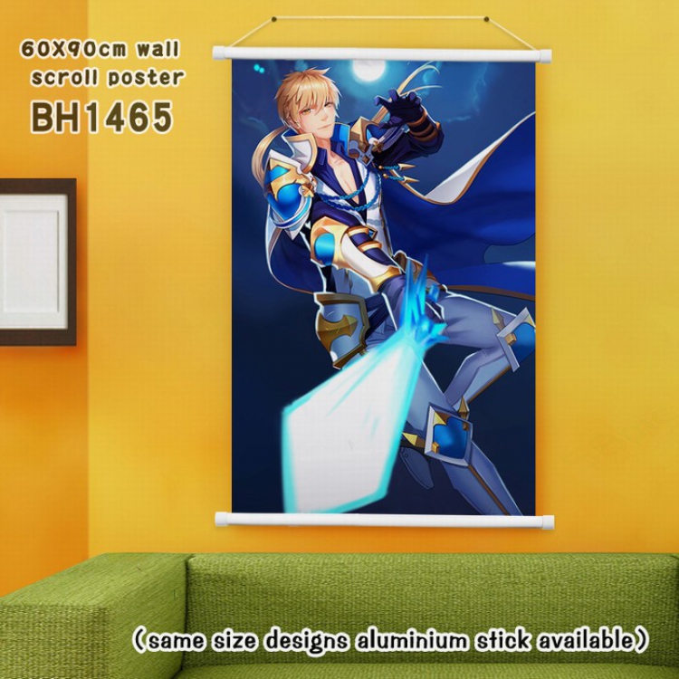 The King’s Avatar White Plastic rod Cloth painting Wall Scroll 40X60CM BH-1465