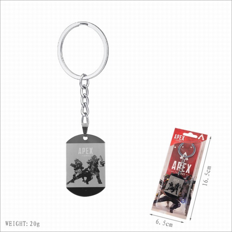 Apex Legends Stainless steel medal Keychain pendant price for 5 pcs Style A