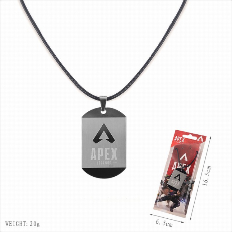 Apex Legends Stainless steel medal Black sling necklace price for 5 pcs Style B