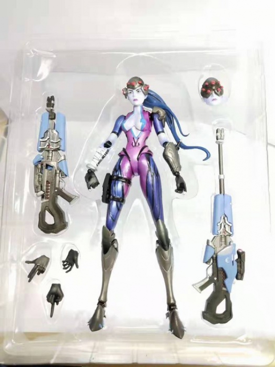 Overwatch Widowmaker Sexy beautiful girl Boxed Figure Decoration 17.5CM a box of 60