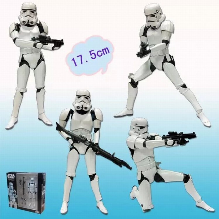 Star Wars White soldiers Boxed Figure Decoration 17.5CM Style A
