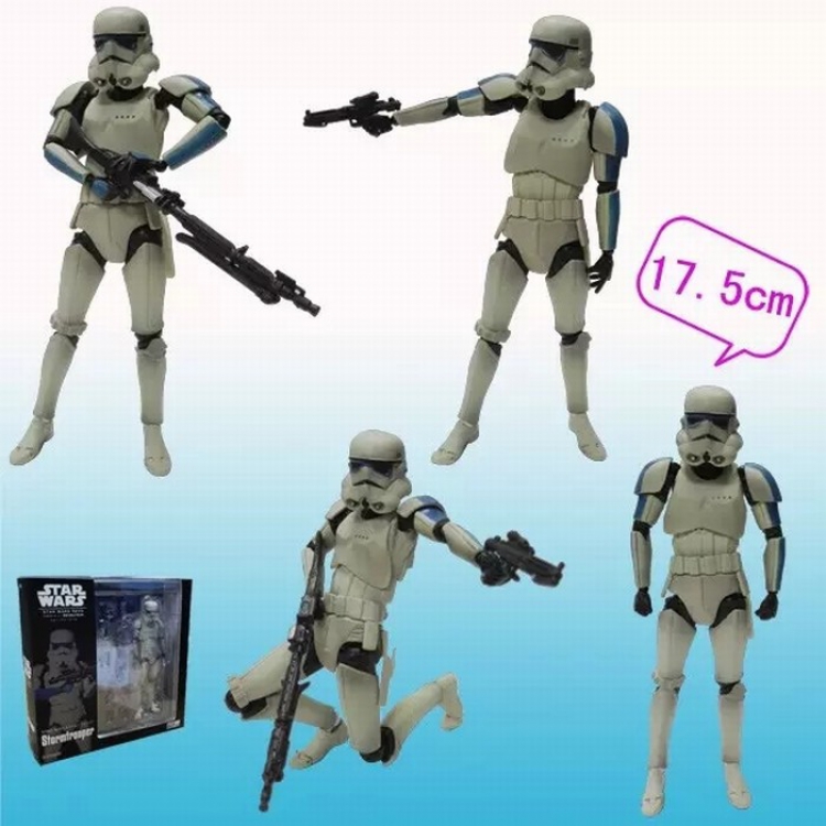 Star Wars White soldiers Boxed Figure Decoration 17.5CM Style B