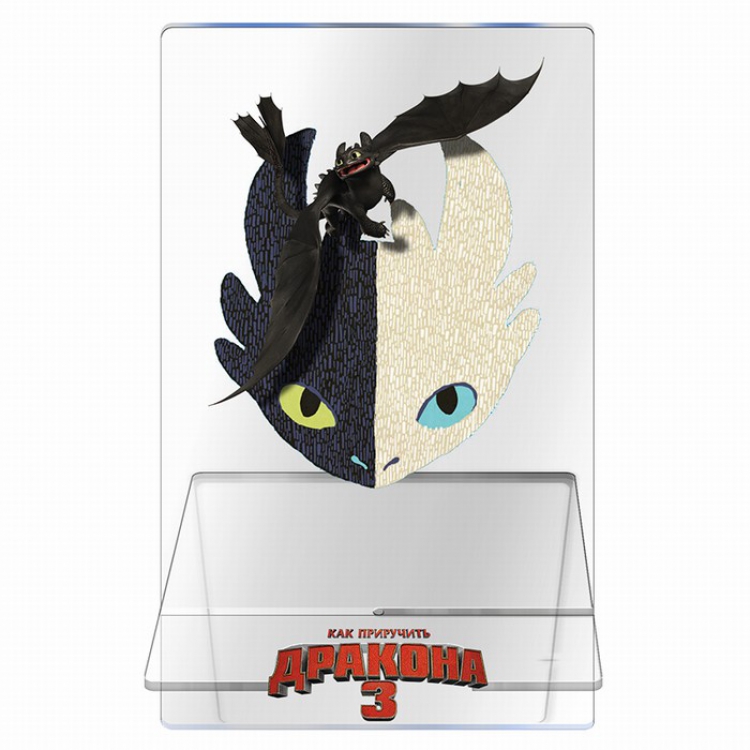 How to Train Your Dragon Transparent acrylic phone holder 13CM Style A