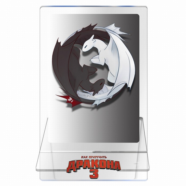 How to Train Your Dragon Transparent acrylic phone holder 13CM Style B