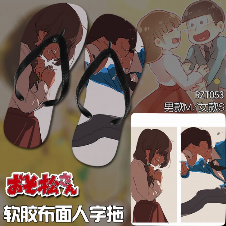 Osomatsu-san Soft glue Cloth surface Flip-flops slipper S.M.L RZT053