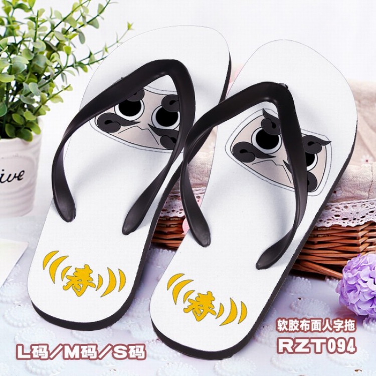 Onmyoji Soft glue Cloth surface Flip-flops slipper S.M.L RZT094