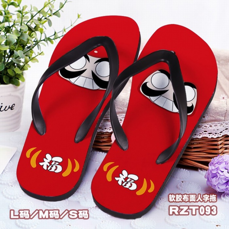 Onmyoji Soft glue Cloth surface Flip-flops slipper S.M.L RZT093