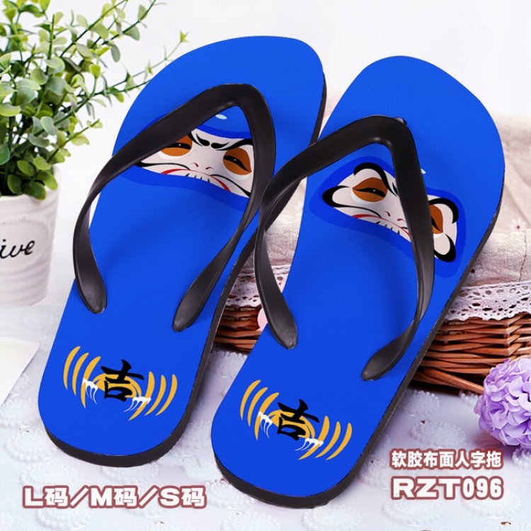 Onmyoji Soft glue Cloth surface Flip-flops slipper S.M.L RZT096