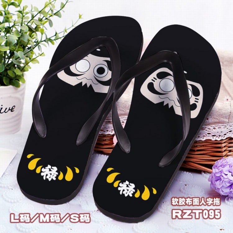 Onmyoji Soft glue Cloth surface Flip-flops slipper S.M.L RZT095