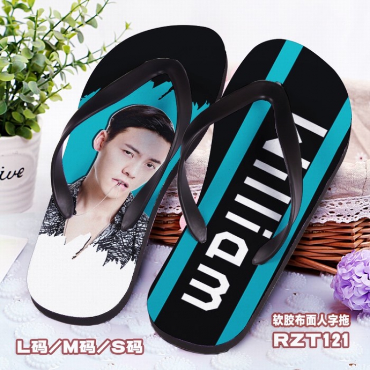 Soft glue Cloth surface Flip-flops slipper S.M.L RZT121